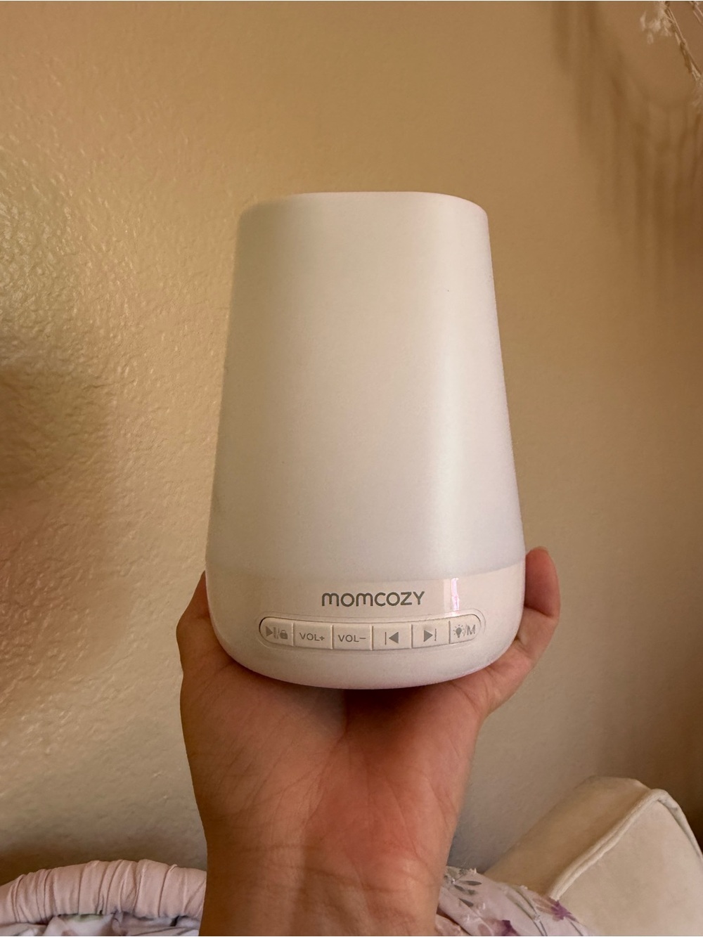 MOMCOZY White Sound Machine & Night Light